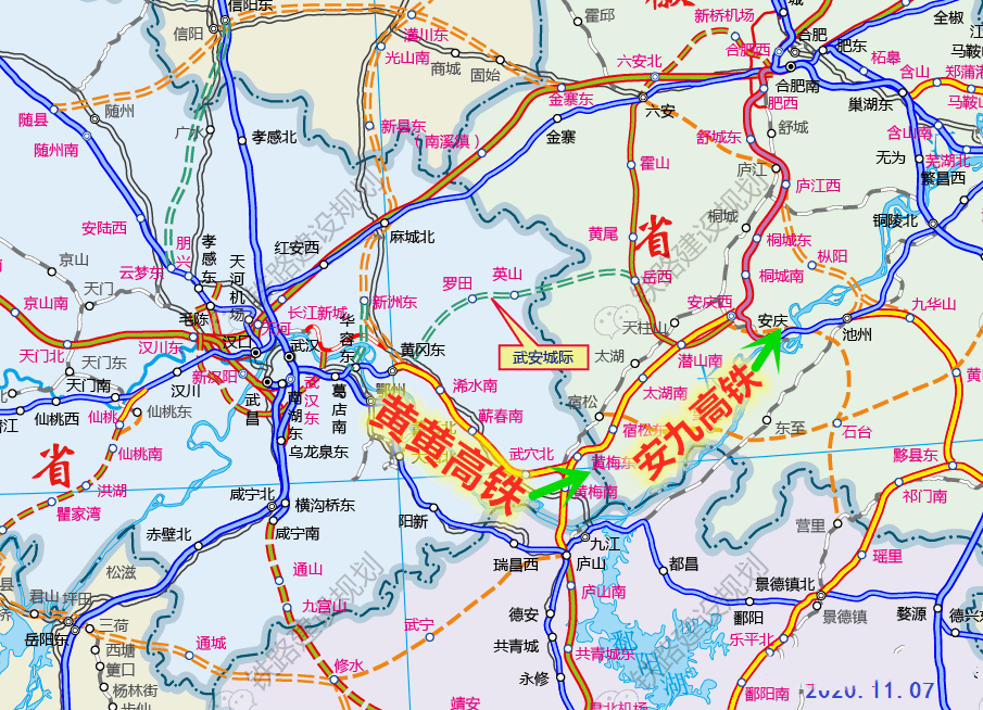 最新黄黄高铁路线图：最新黄黄高铁线路全图解读