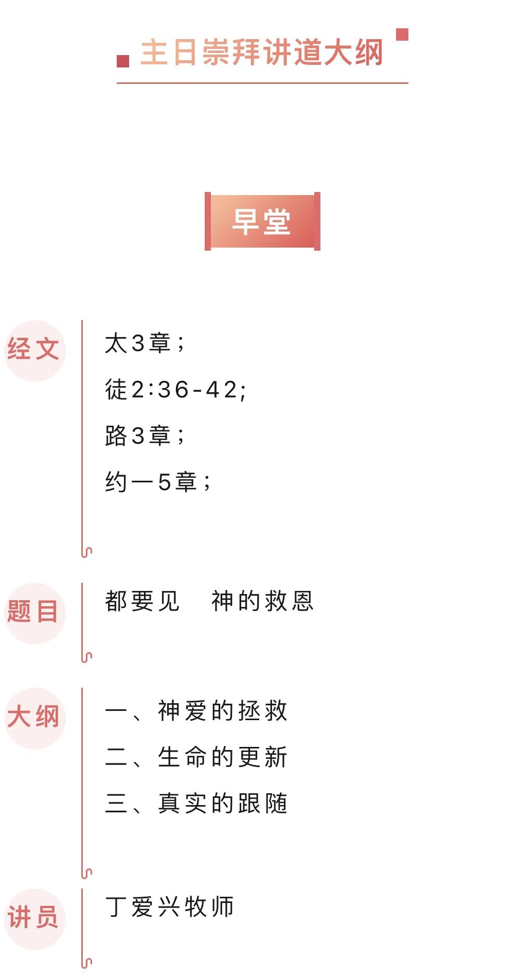 2025年度主日盛宴：全新讲章解读